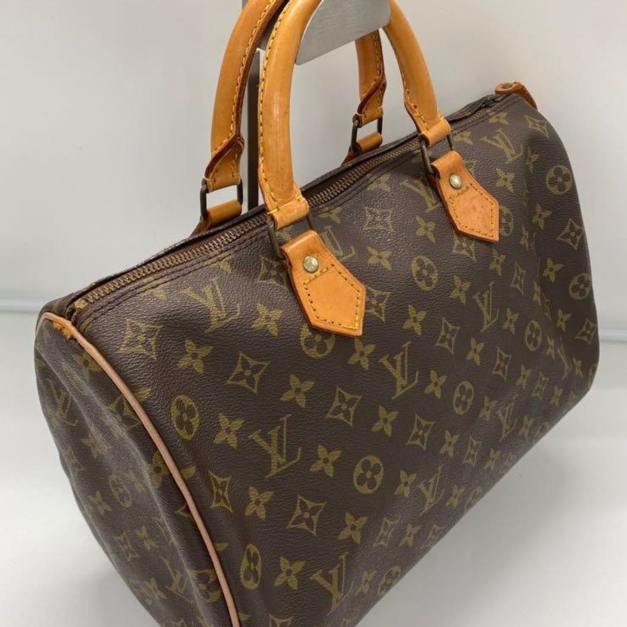 💝FuFu.Style ⟡.·* LV Speedy35 托特包手提包-8