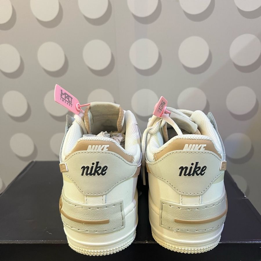 Nike Air Force 1 Low Shadow 奶茶雙勾 影子 解構 CI0919-116-8