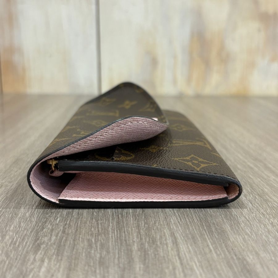 Louis Vuitton M60697老花粉釦Emilie長夾-2