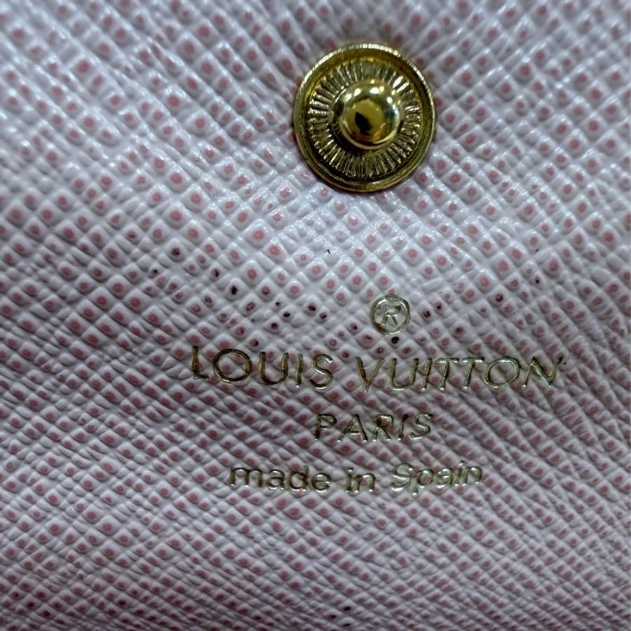 Louis Vuitton M61289 老花粉釦Emilie長夾-26