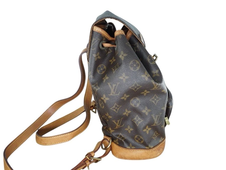 Louis Vuitton Monogram Monsouris MM M51136 後背包 單肩包 束口 掀蓋 老花-2