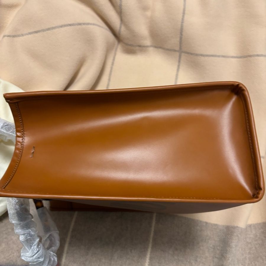 ［全新閒置品］中型款式FENDI Sunshine 棕色小牛皮手袋-5