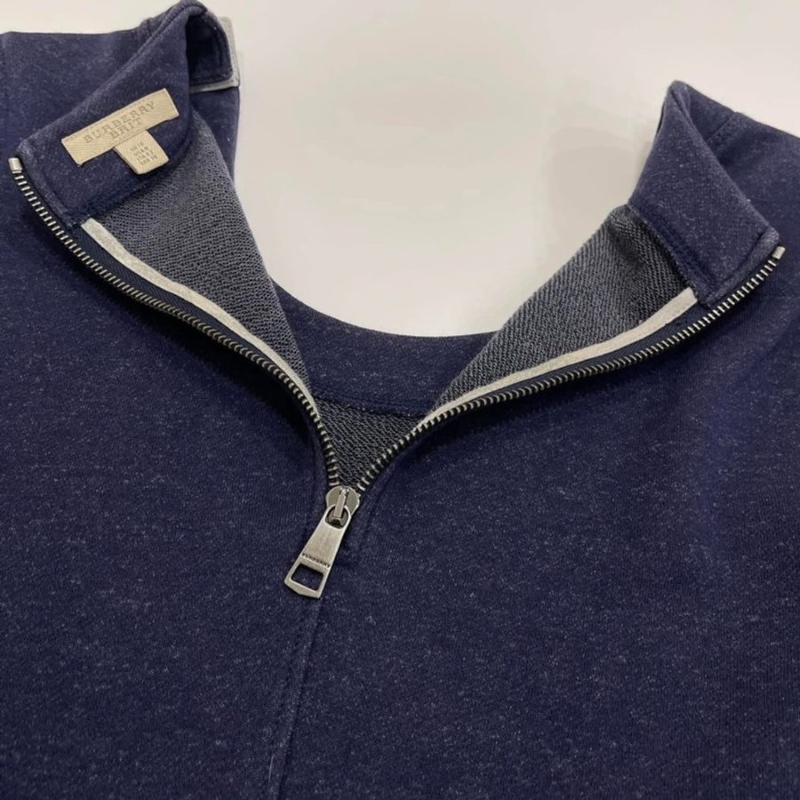 BURBERRY BRIT 肩釦格紋口袋洋裝-5