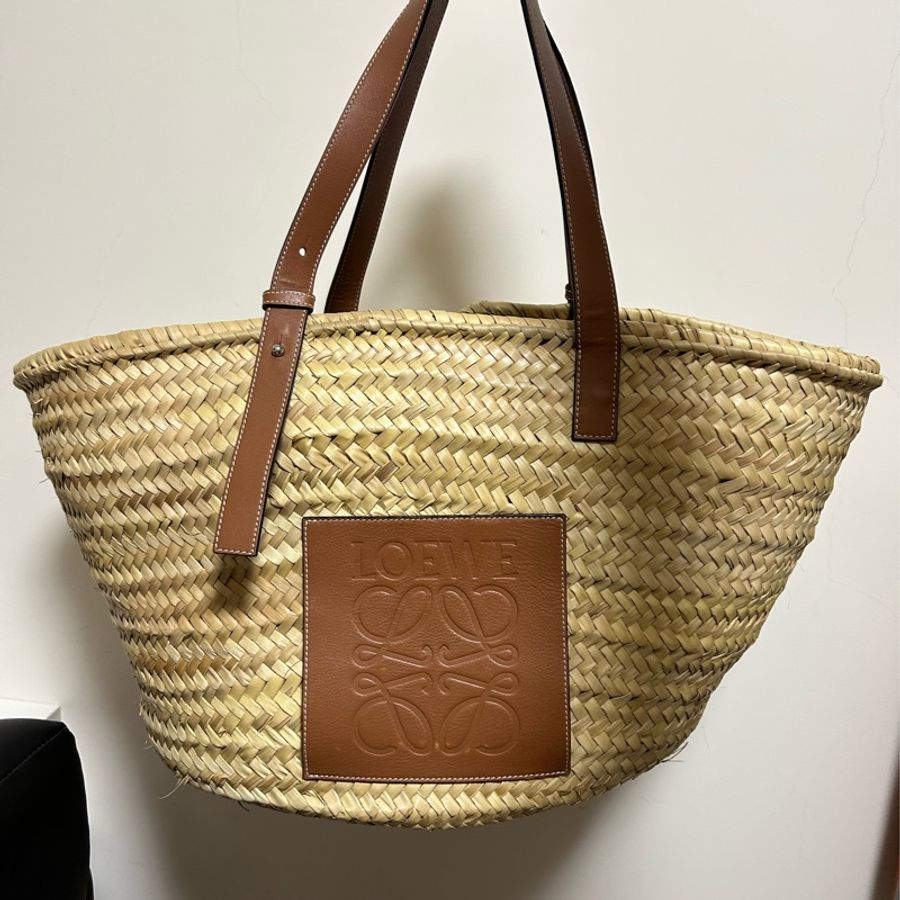 Loewe 竹編包 草編包 (中號)-0