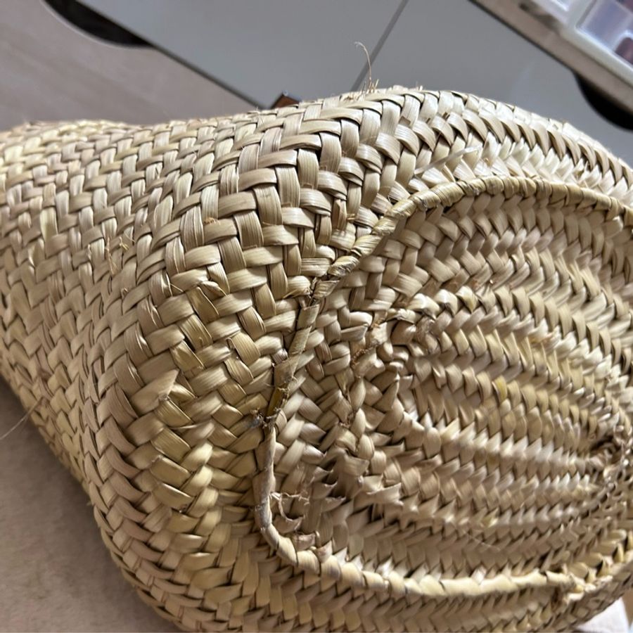 Loewe 竹編包 草編包 (中號)-3