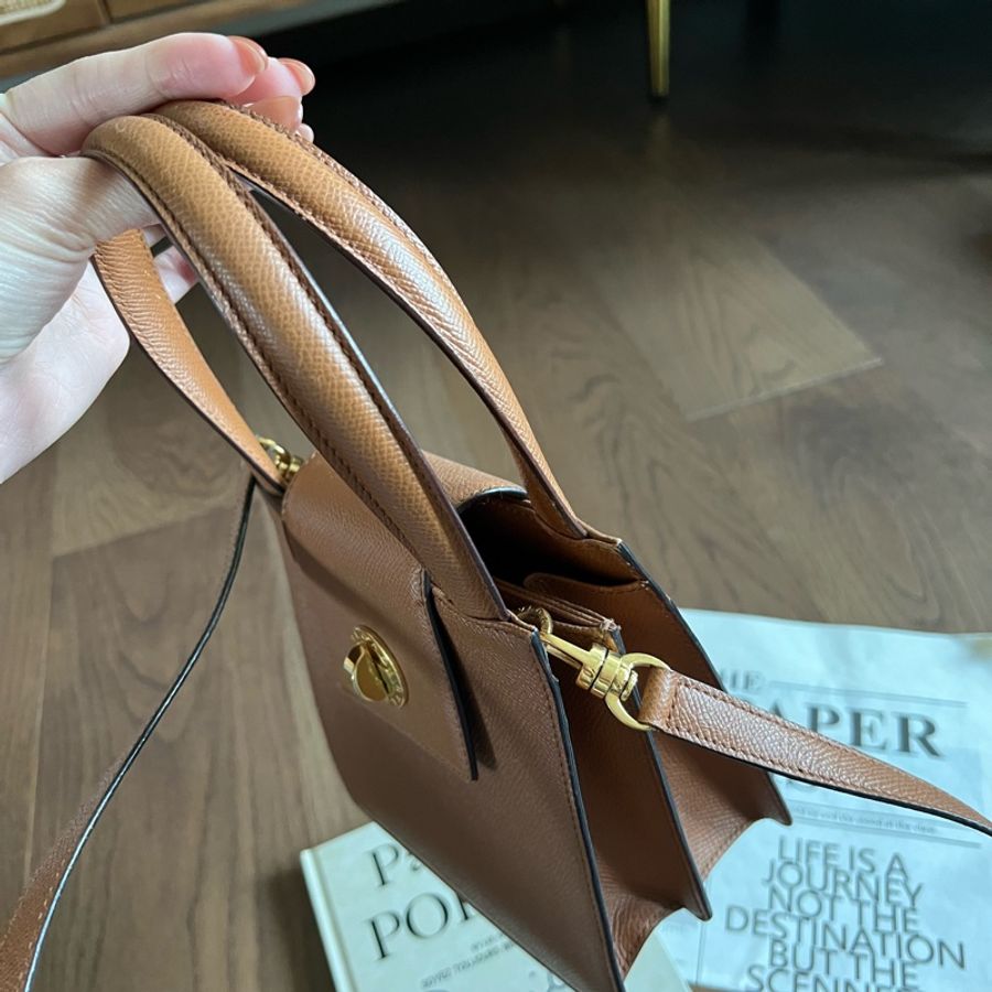 大降價‼️Bvlgari中古琴譜包 荔枝皮-12
