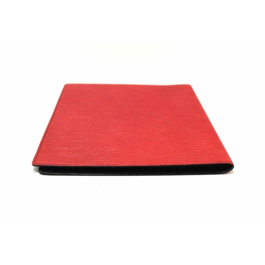 Louis Vuitton Red Epi Leather Desk Agenda Cover-10