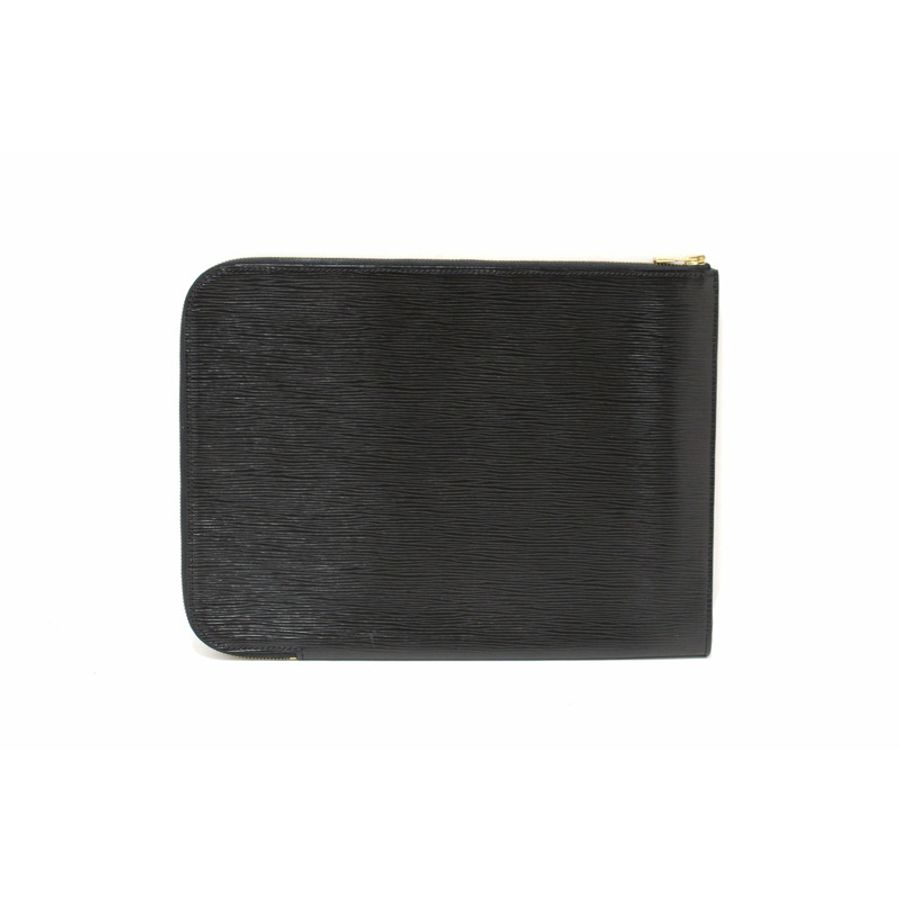 Vintage Louis Vuitton Golf Cup 1990 Charity Tournament Black Epi Leather Poche Documents Portfolio Case-2