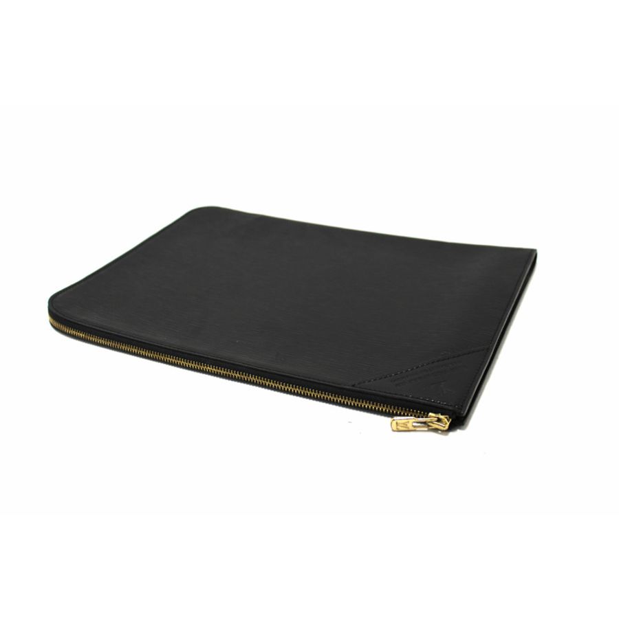 Vintage Louis Vuitton Golf Cup 1990 Charity Tournament Black Epi Leather Poche Documents Portfolio Case-3