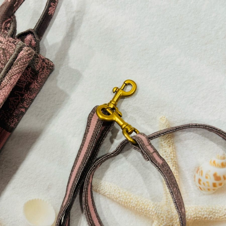 Dior book tote 粉色刺繡 直式 迷你手提包 肩背包 《全新未使用》-17