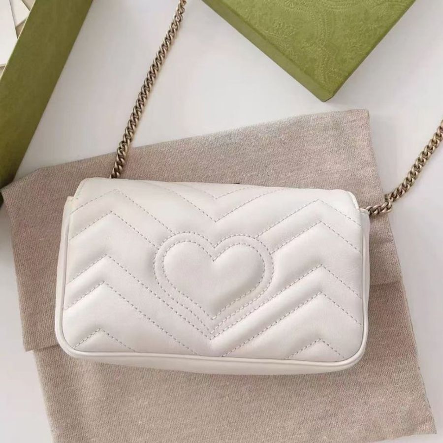 全新送禮 Gucci新款白金馬蒙mini-1