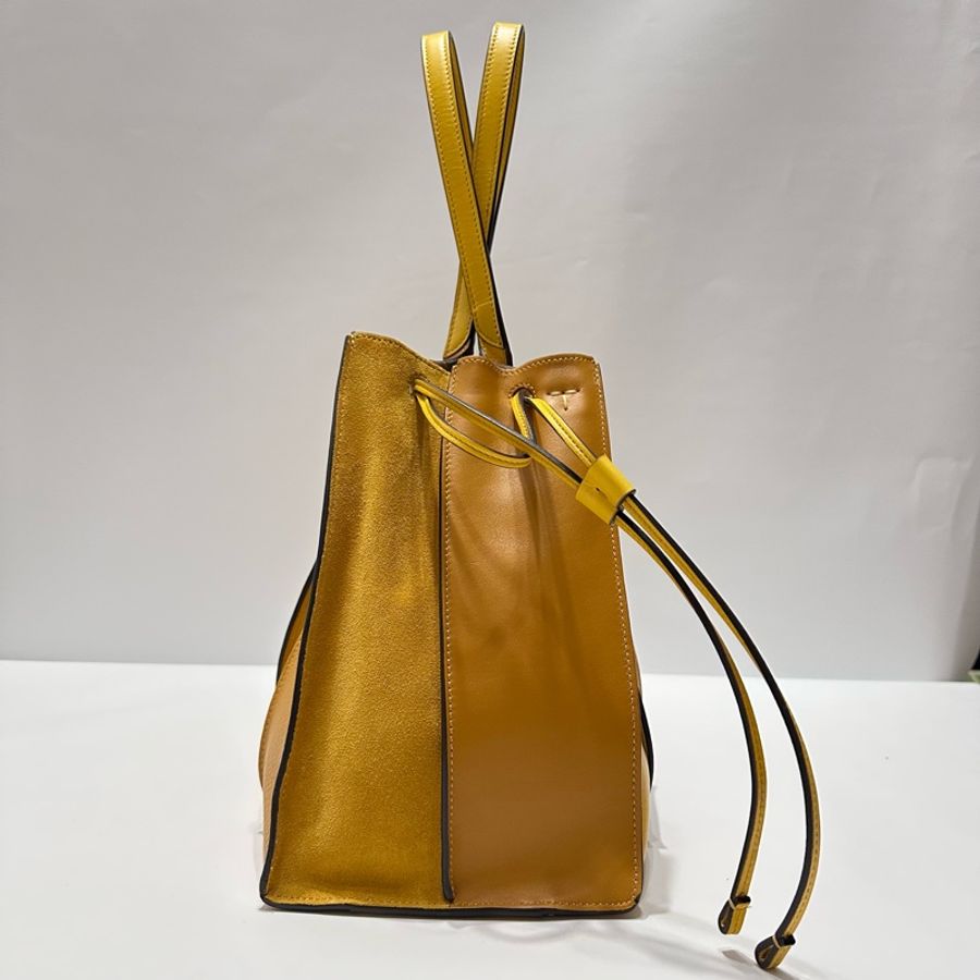 TOD'S TSC TC46 多色拼接百褶水桶包-8
