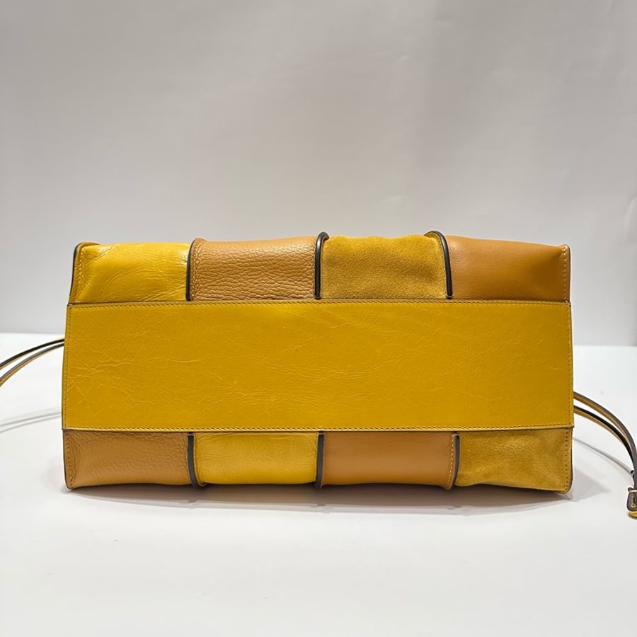 TOD'S TSC TC46 多色拼接百褶水桶包-10