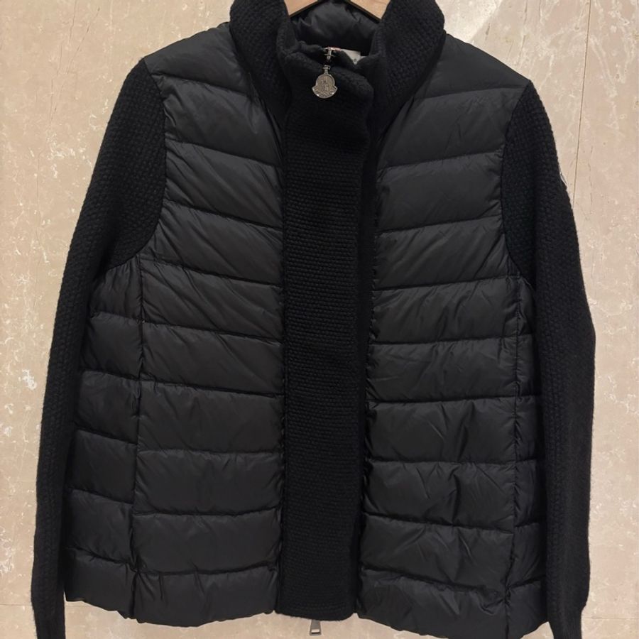 Moncler 羽絨外套 針織拼接-0