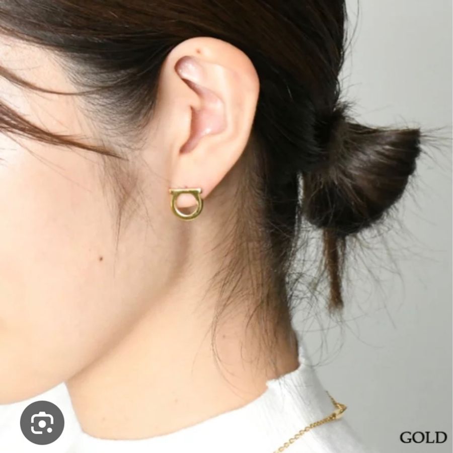 Ferragamo 經典款馬蹄耳環-1
