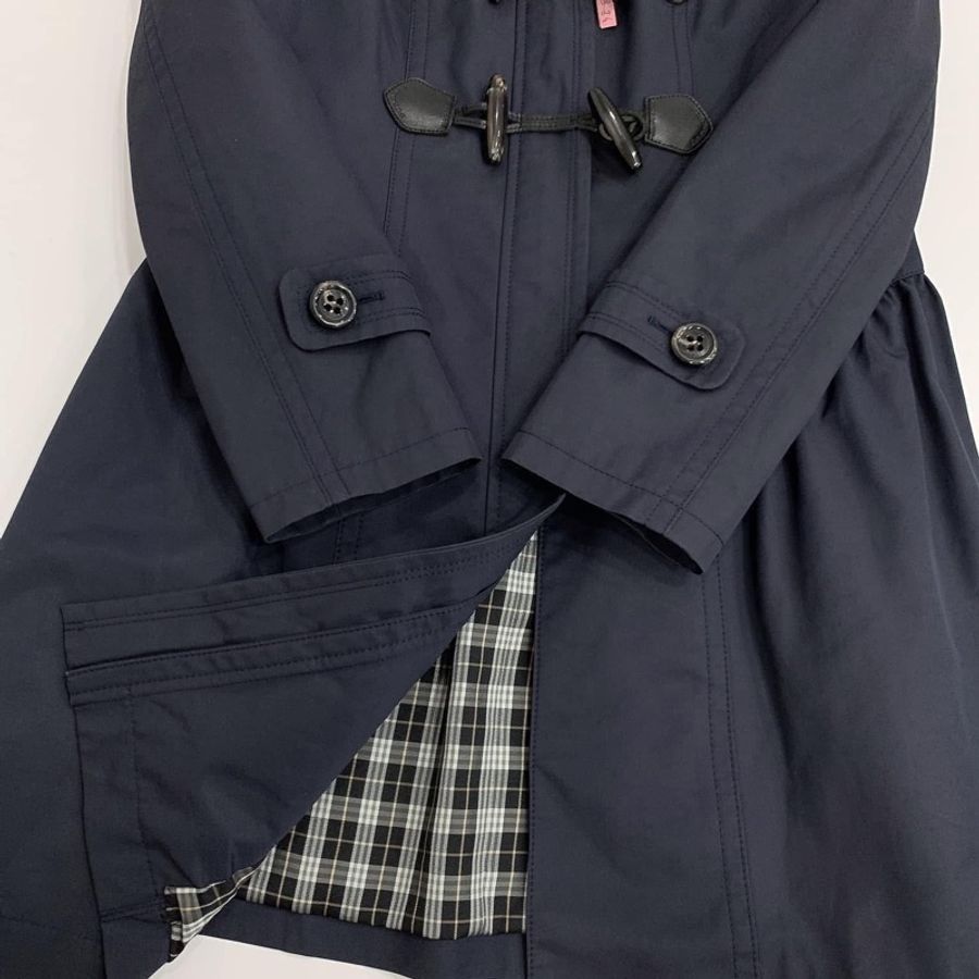 BURBERRY 藍標帶毛牛角扣大衣(毛可拆)-7