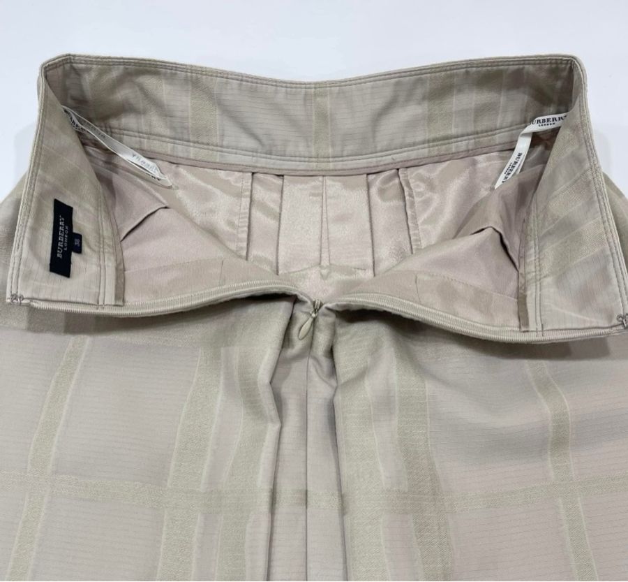 BURBERRY 倫敦 格紋口袋膝上裙-7