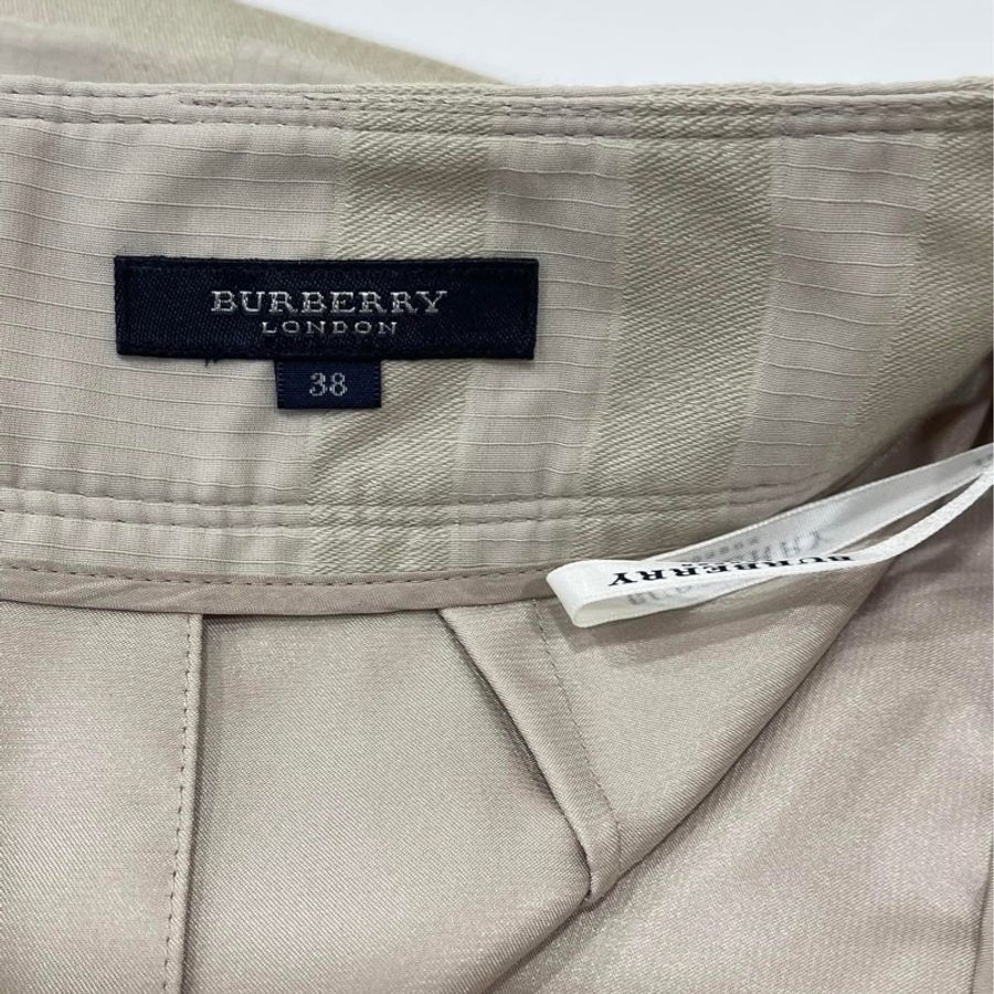 BURBERRY 倫敦 格紋口袋膝上裙-8