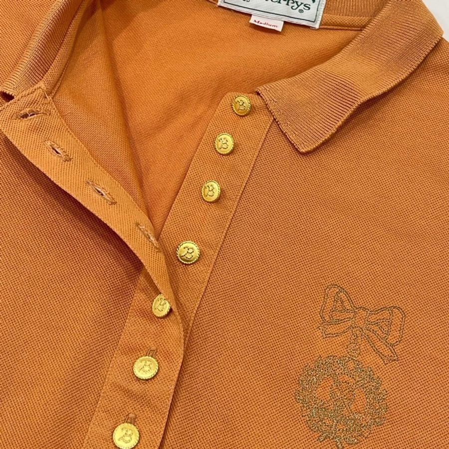 BURBERRYS 金釦POLO上衣-5