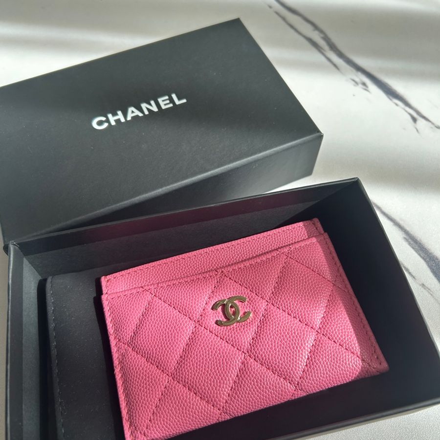 Chanel超美的粉色卡片夾-0