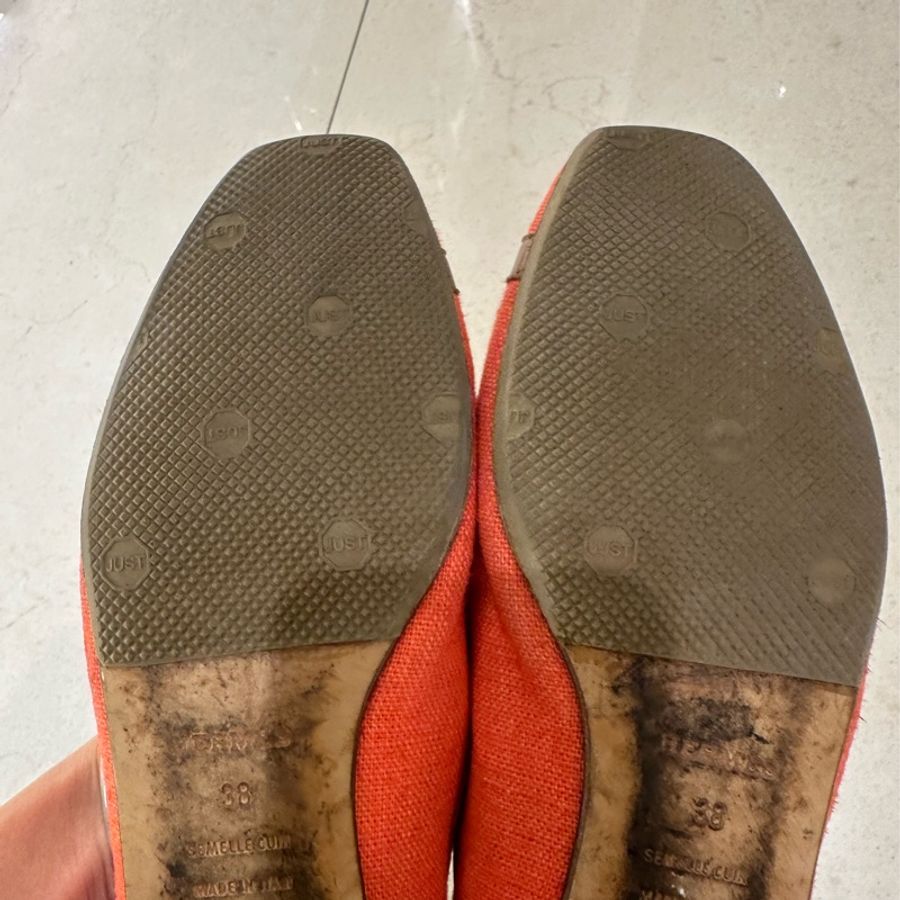 Hermes 超顯白 穿起來很好看的娃娃鞋 真心 38-10