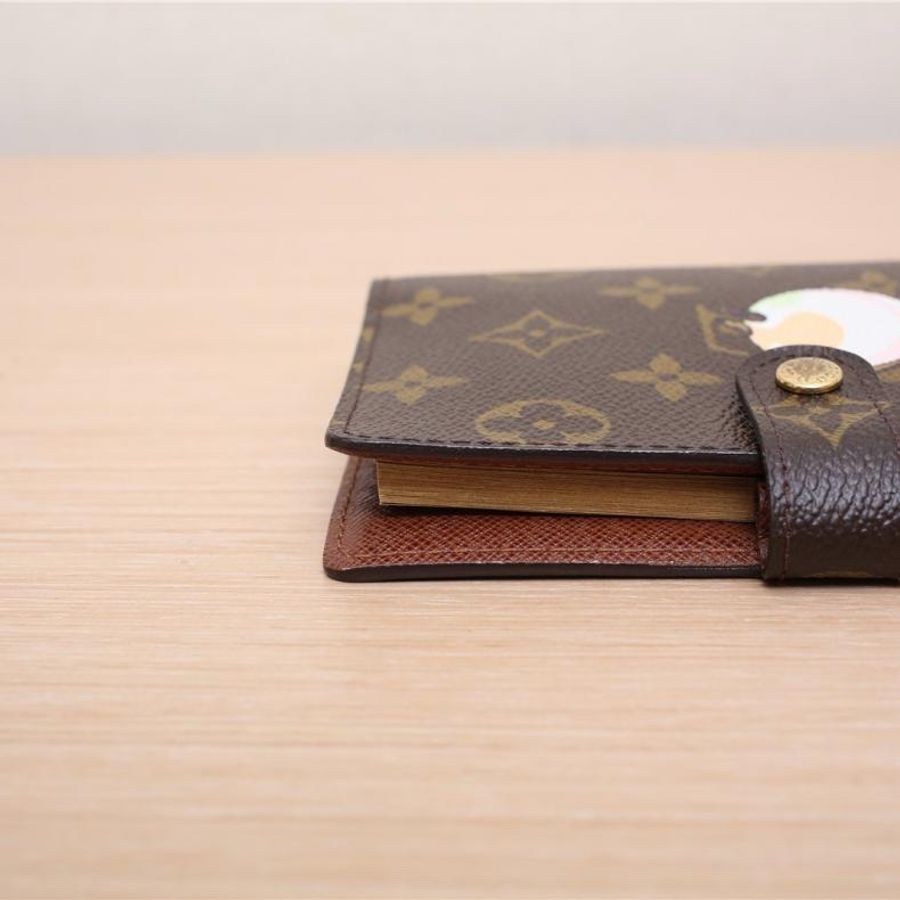 LOUIS VUITTON(路易威登) 中古 村上隆熊貓手帳本 圖案-3