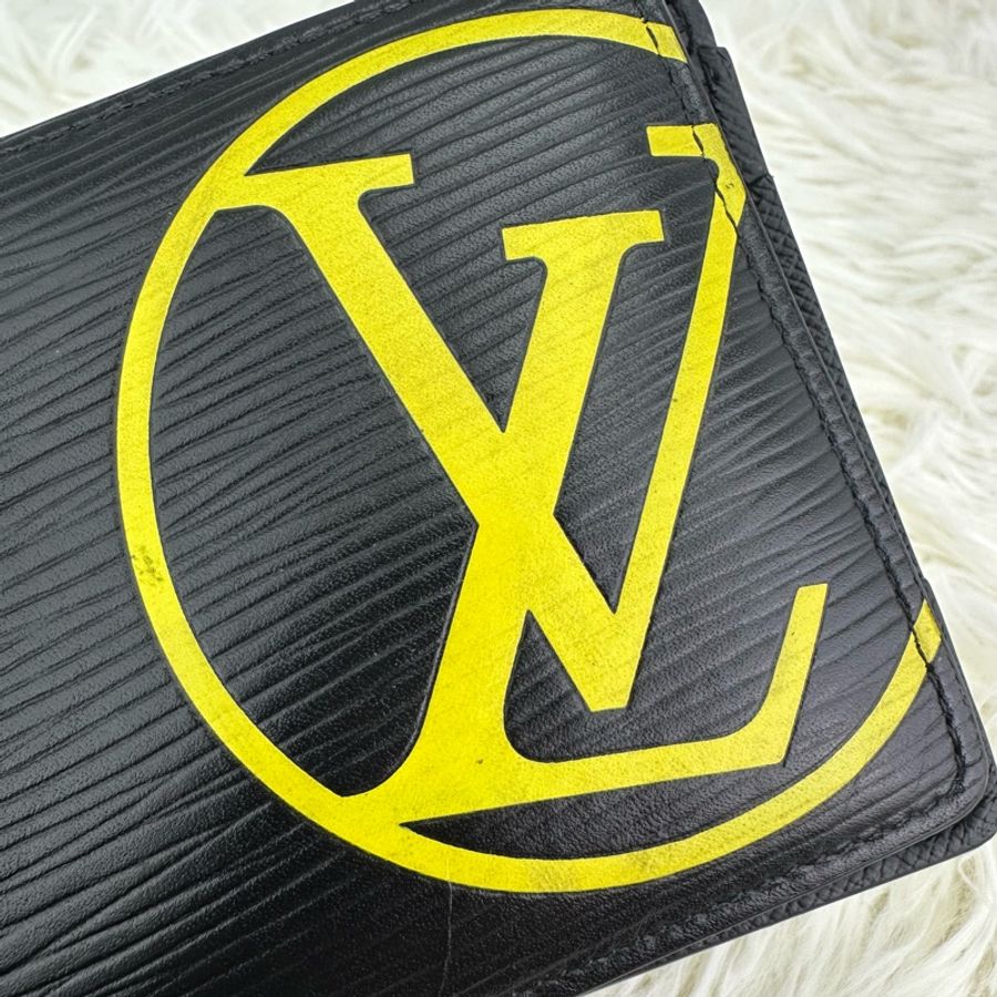 LV Multiple EPI 真皮水波紋 短銀包-10