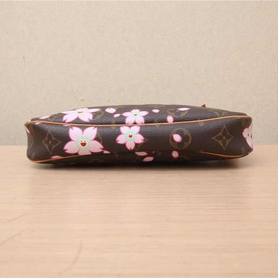 LOUIS VUITTON(路易威登) 中古 村上隆櫻花麻將包 印花-3