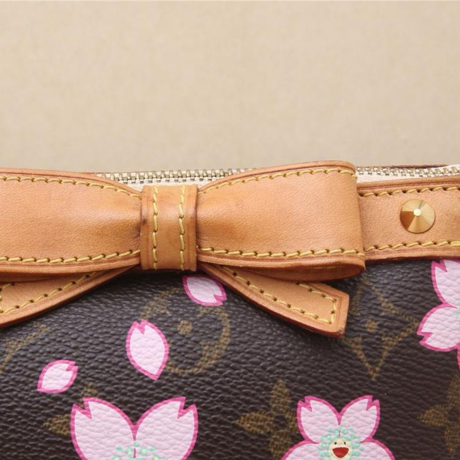 LOUIS VUITTON(路易威登) 中古 村上隆櫻花麻將包 印花-5