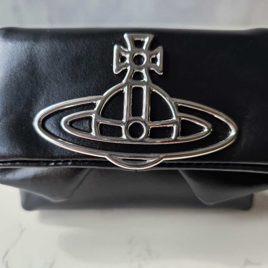 Vivienne Westwood Courtney Chain迷你皮革單肩包-2
