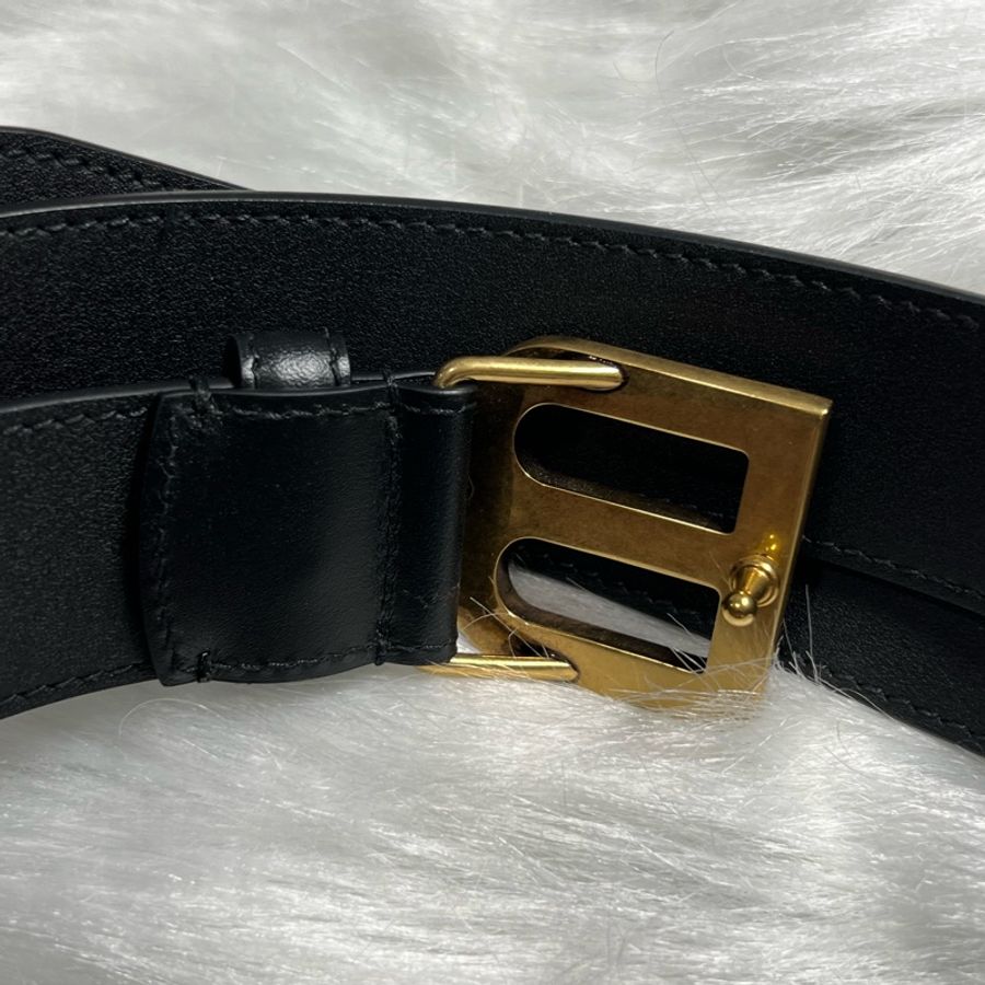 Balenciaga 巴黎世家皮帶 經典 復古金 百搭-4