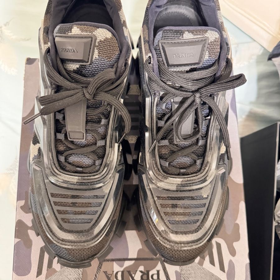 PRADA RUBBER KNIT 運動鞋-10