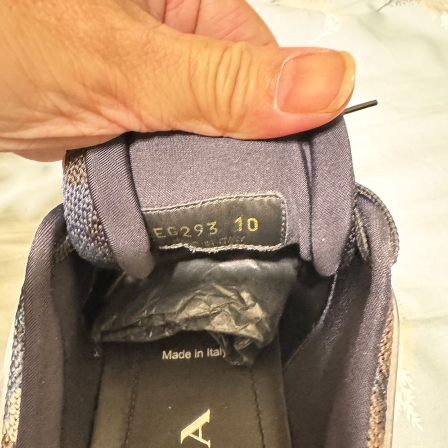 PRADA RUBBER KNIT 運動鞋-14