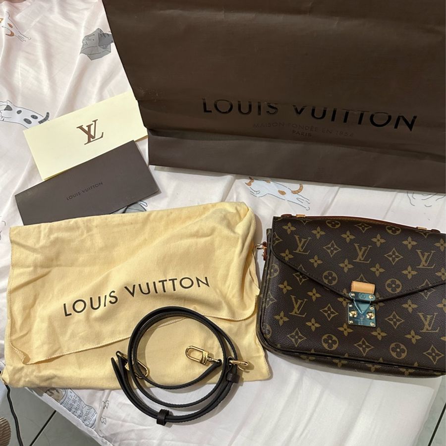 路易威登 全新 未拆模 LV M40780 POCHETTE METIS MONOGRAM 郵差包 肩背手提包-18