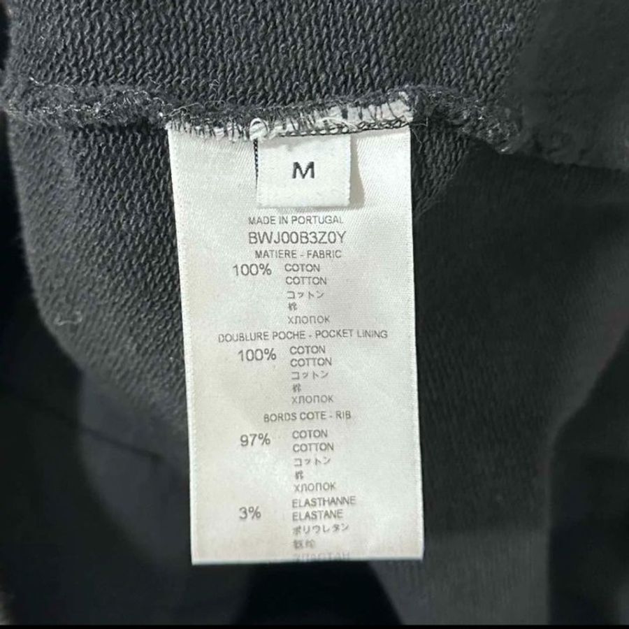 GIVENCHY 黑色破壞LOGO 帽T M號 幾乎全新-1