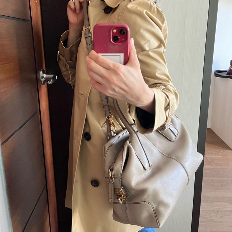TOD’s 灰色 肩背 手提兩用包-16