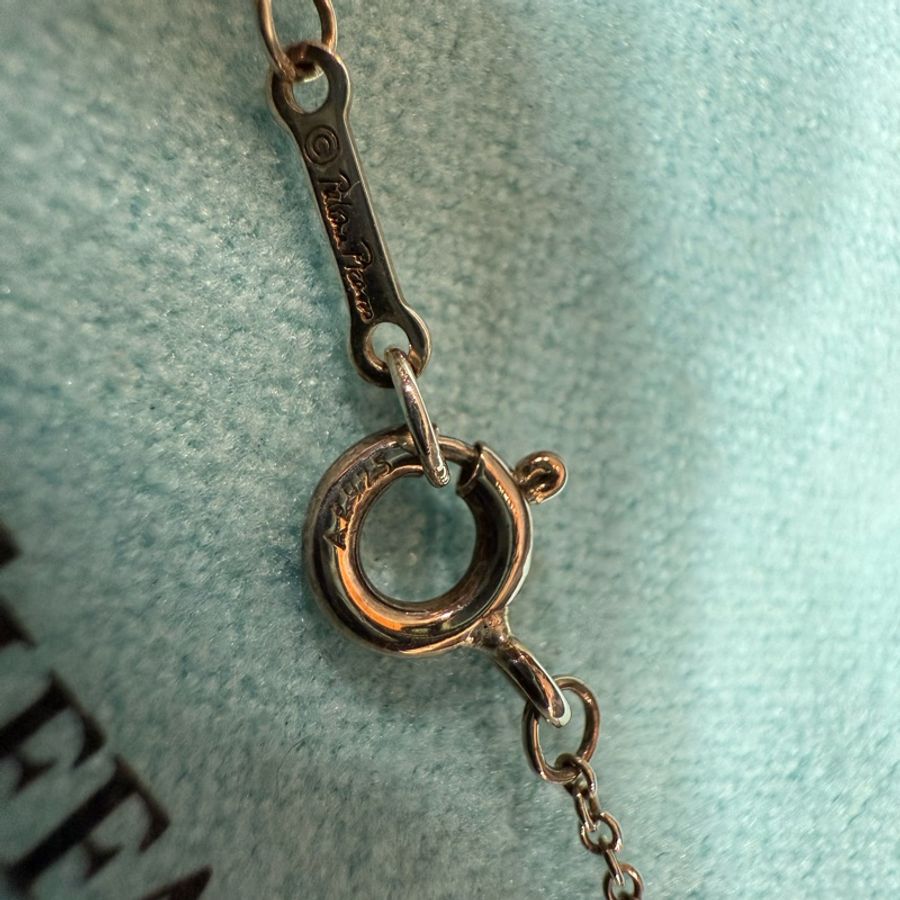 Tiffany 925 純銀 四葉草 幸運草 項鍊 頸鏈 飾品-5