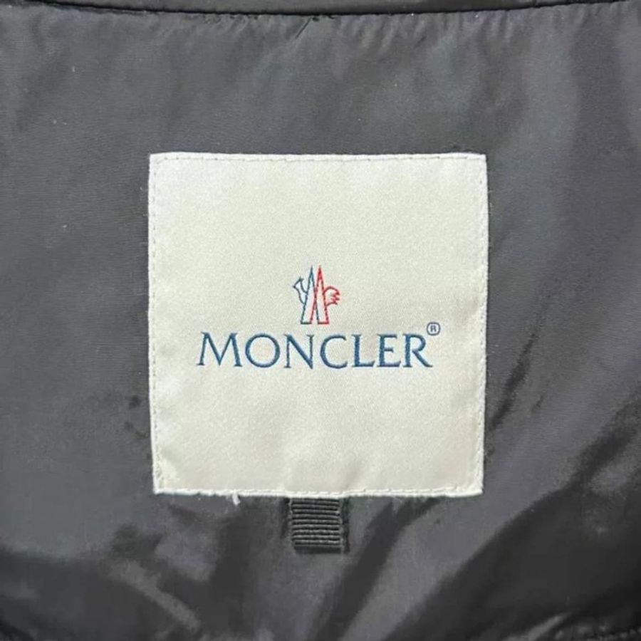Moncler 黑色荷葉邊羽絨外套 1號 幾乎全新-2