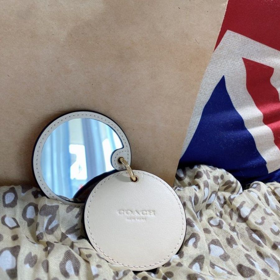 Coach 小花隨身鏡-2