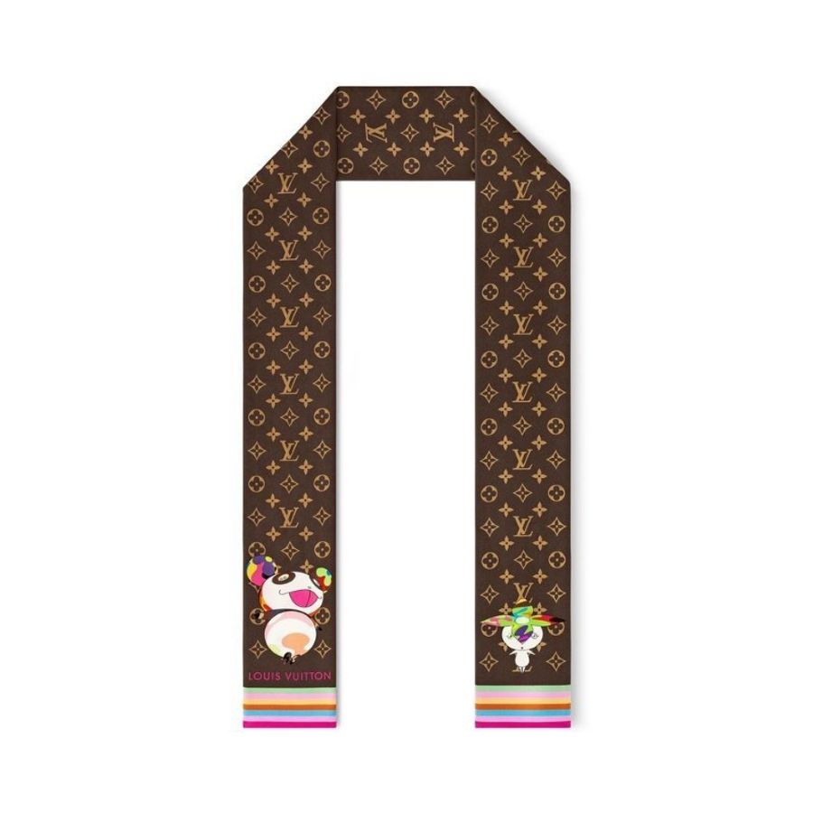 Louis Vuitton × Murakami 老花長絲巾-5