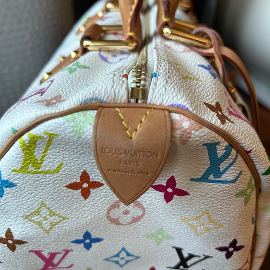 LV村上隆白三彩Speedy30-13