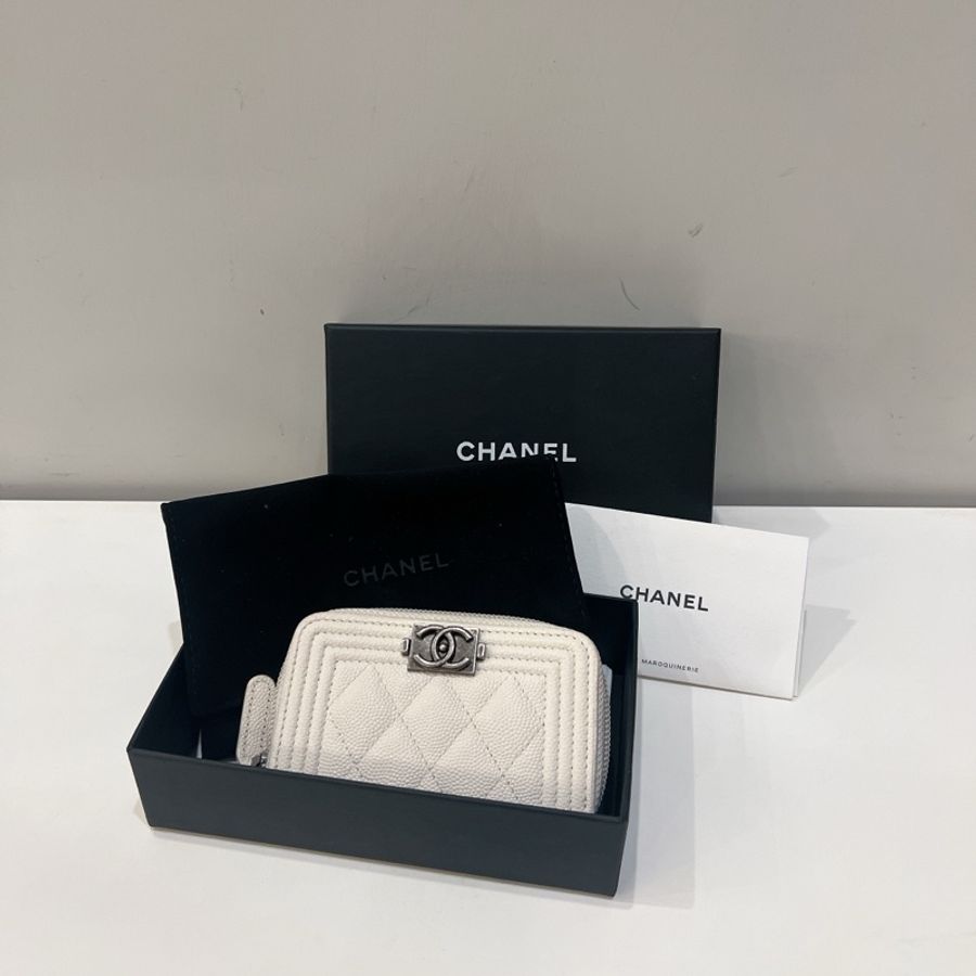 CHANEL Boy chanel經典零錢包 卡包-0