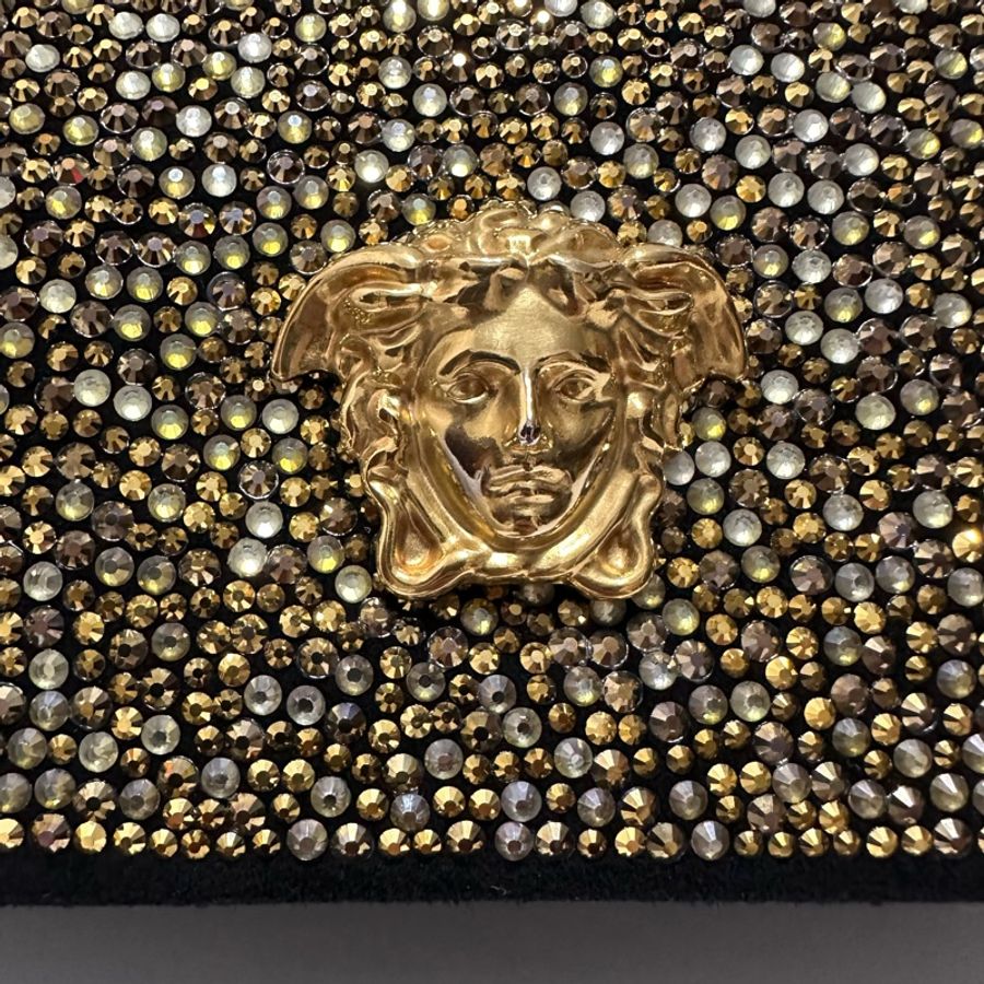 Versace Palazzo 美杜莎水鑽鏈條包-7