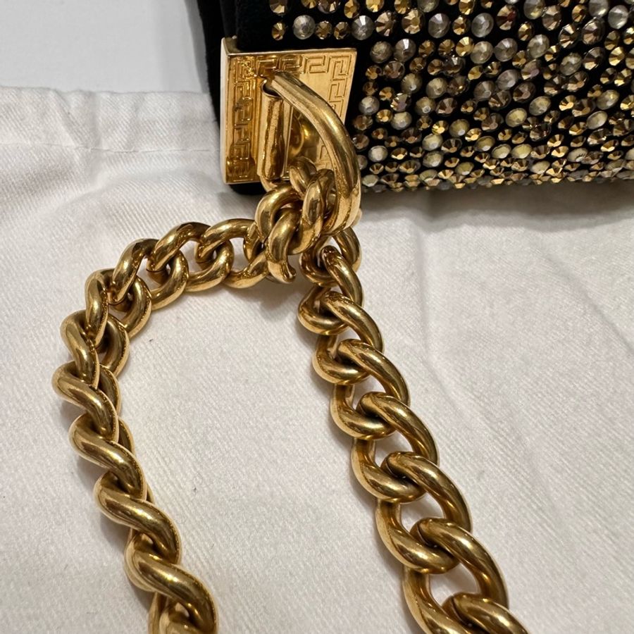 Versace Palazzo 美杜莎水鑽鏈條包-33