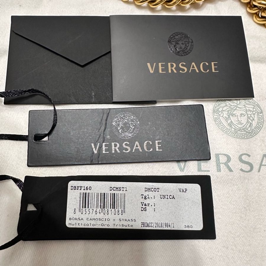 Versace Palazzo 美杜莎水鑽鏈條包-34