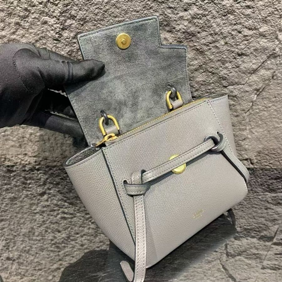 Celine 鯰魚包pico 大象灰99新(其他顏色尺寸可以另外詢問-2