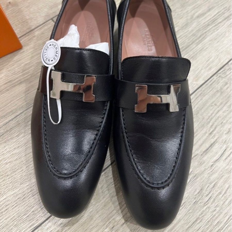 全新 Hermes Paris 樂福鞋)-6