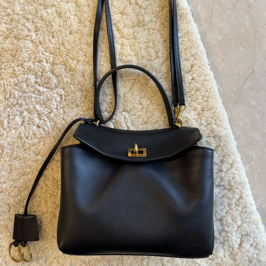 Balenciaga rodeo mini 黑金-4