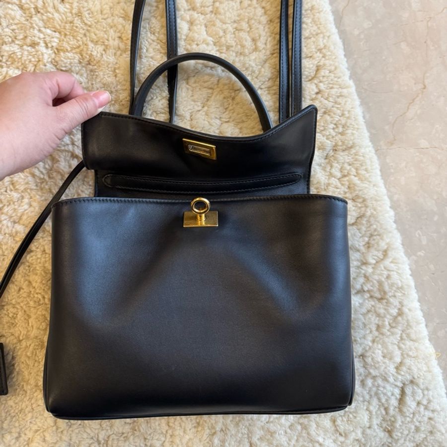 Balenciaga rodeo mini 黑金-5