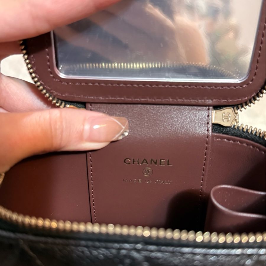 近新品 香奈兒Chanel24C荔枝紋牛皮 方盒子 小廢包 小方包 mini-14